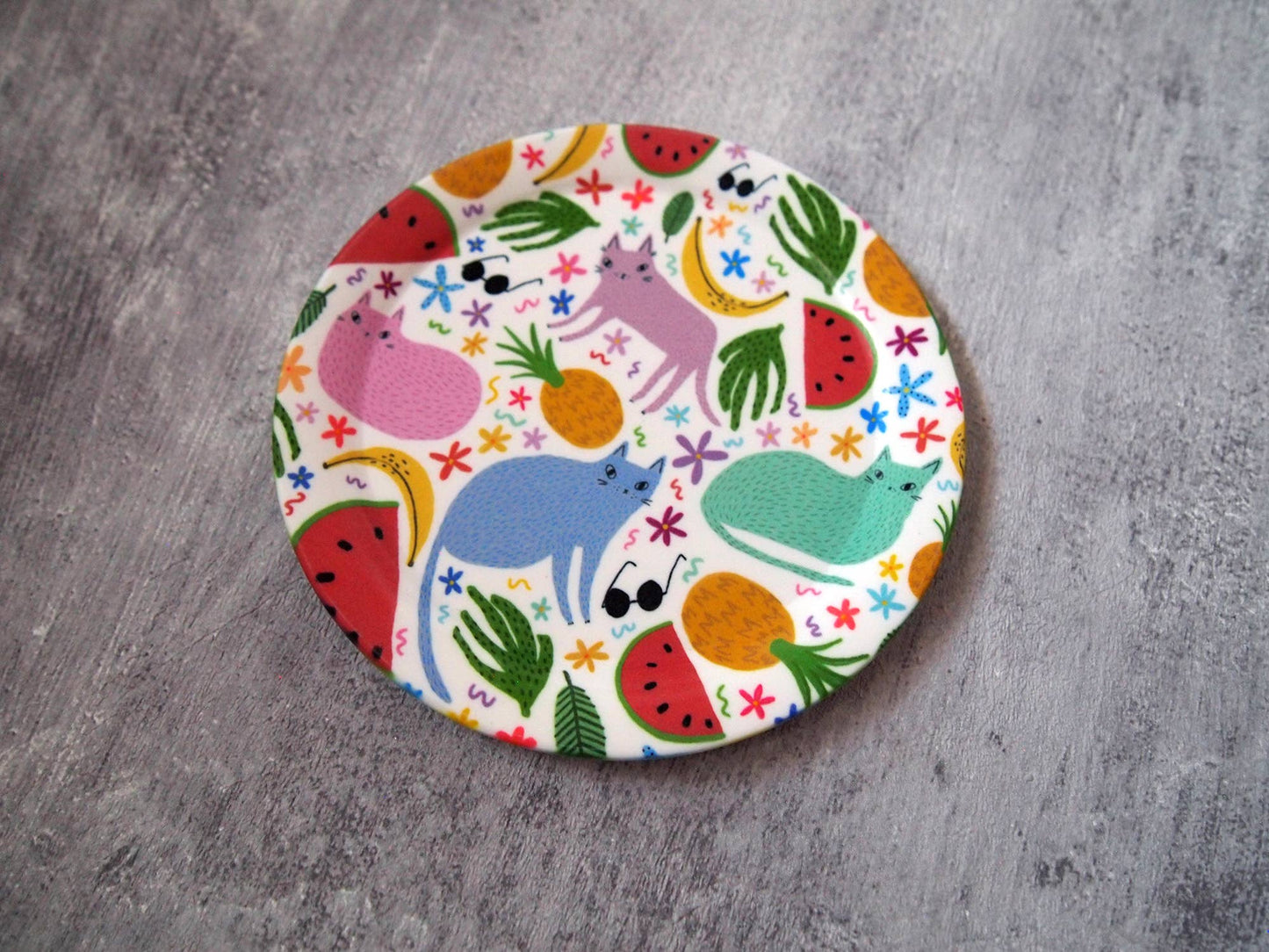 Cats and Fruits - Trinket Tray