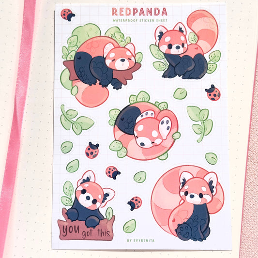 Red Panda - Sticker Sheet