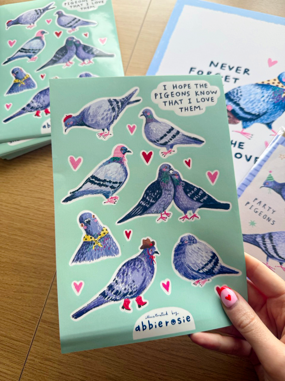 Pigeons - Sticker Sheet