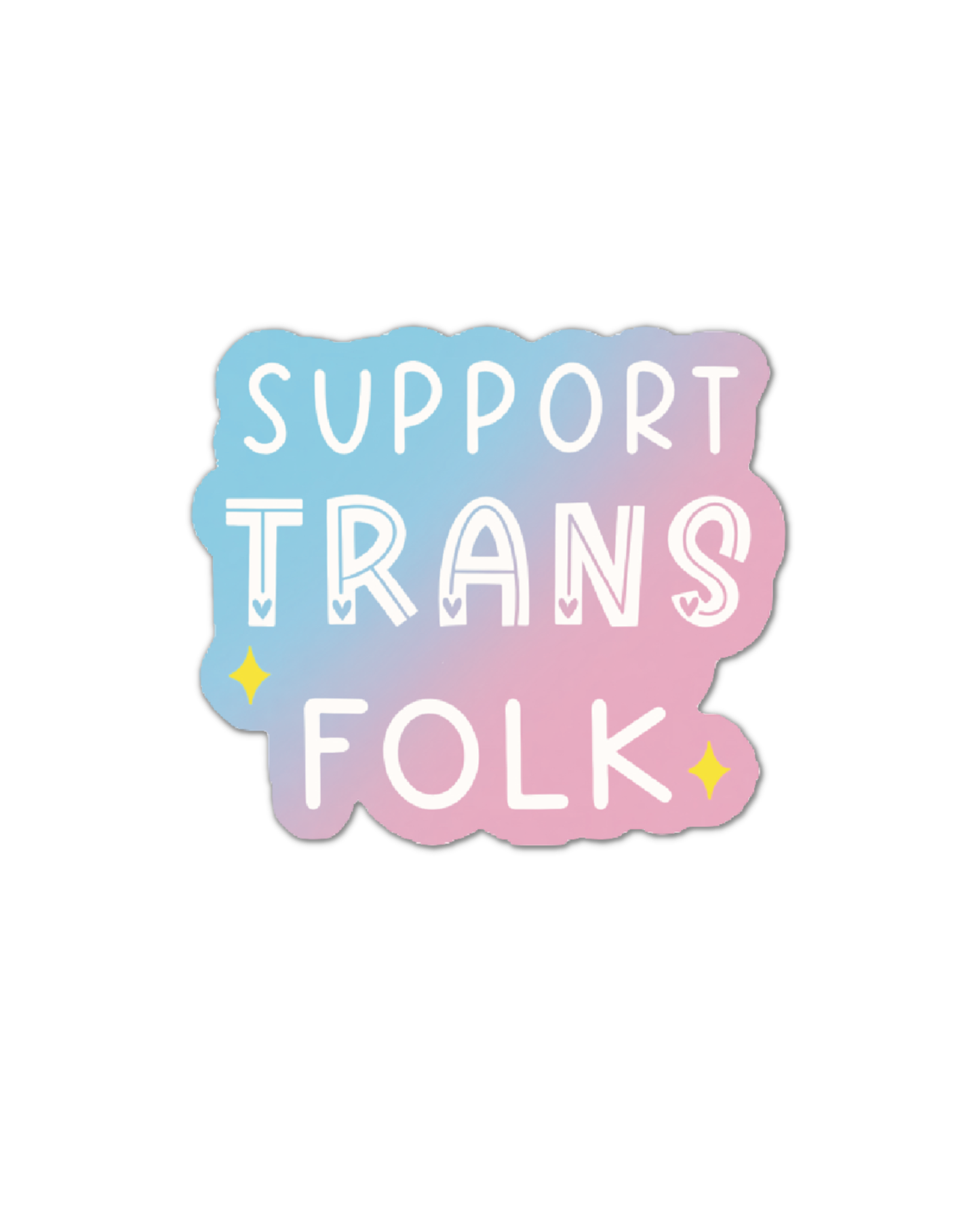Support Trans Folk - Vinyl Sticker