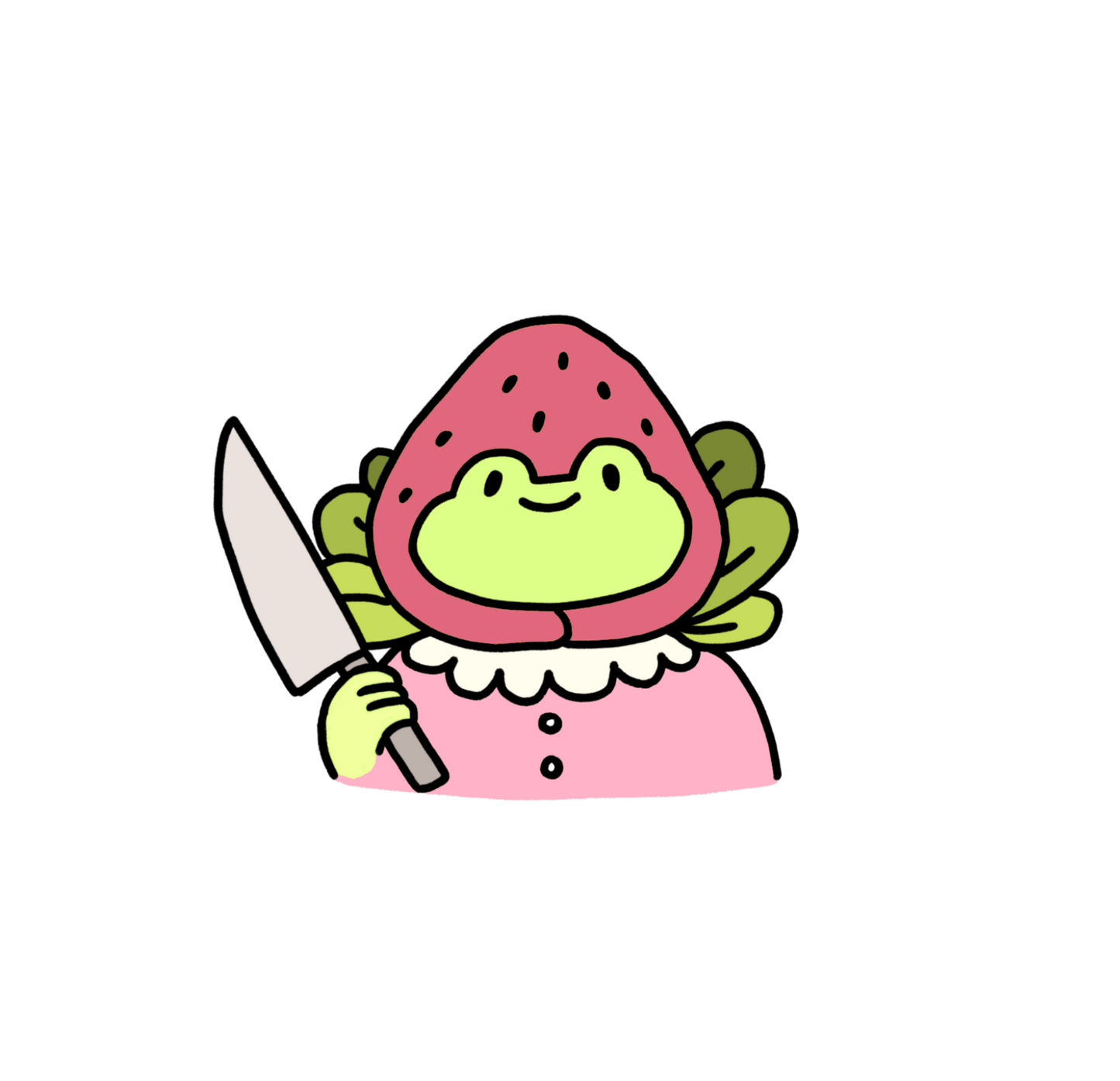 Strawberry Frogs - Sticker Pack