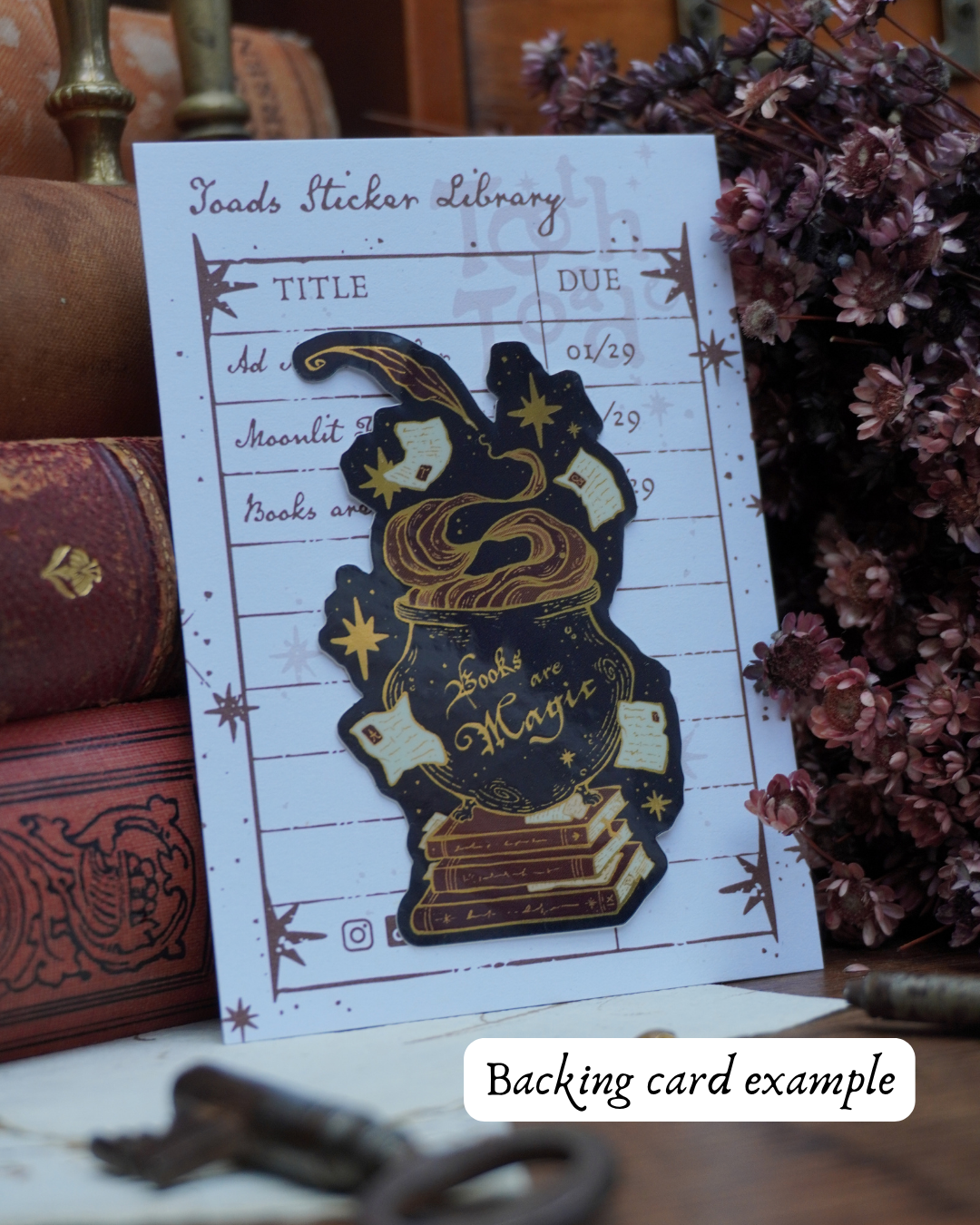 Books are Magic Cauldron - Sticker