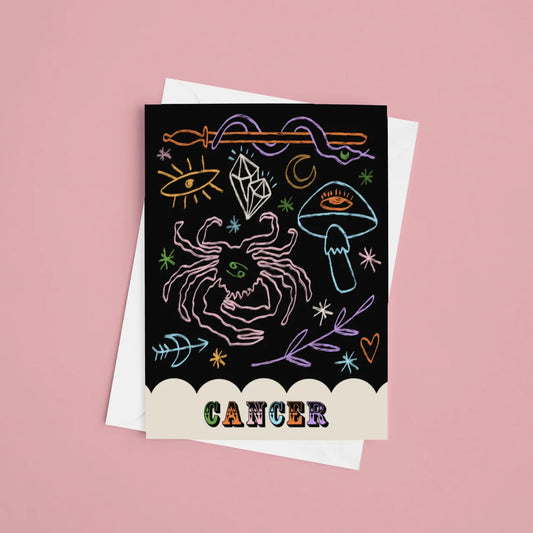 Cancer Zodiac - A6 Card