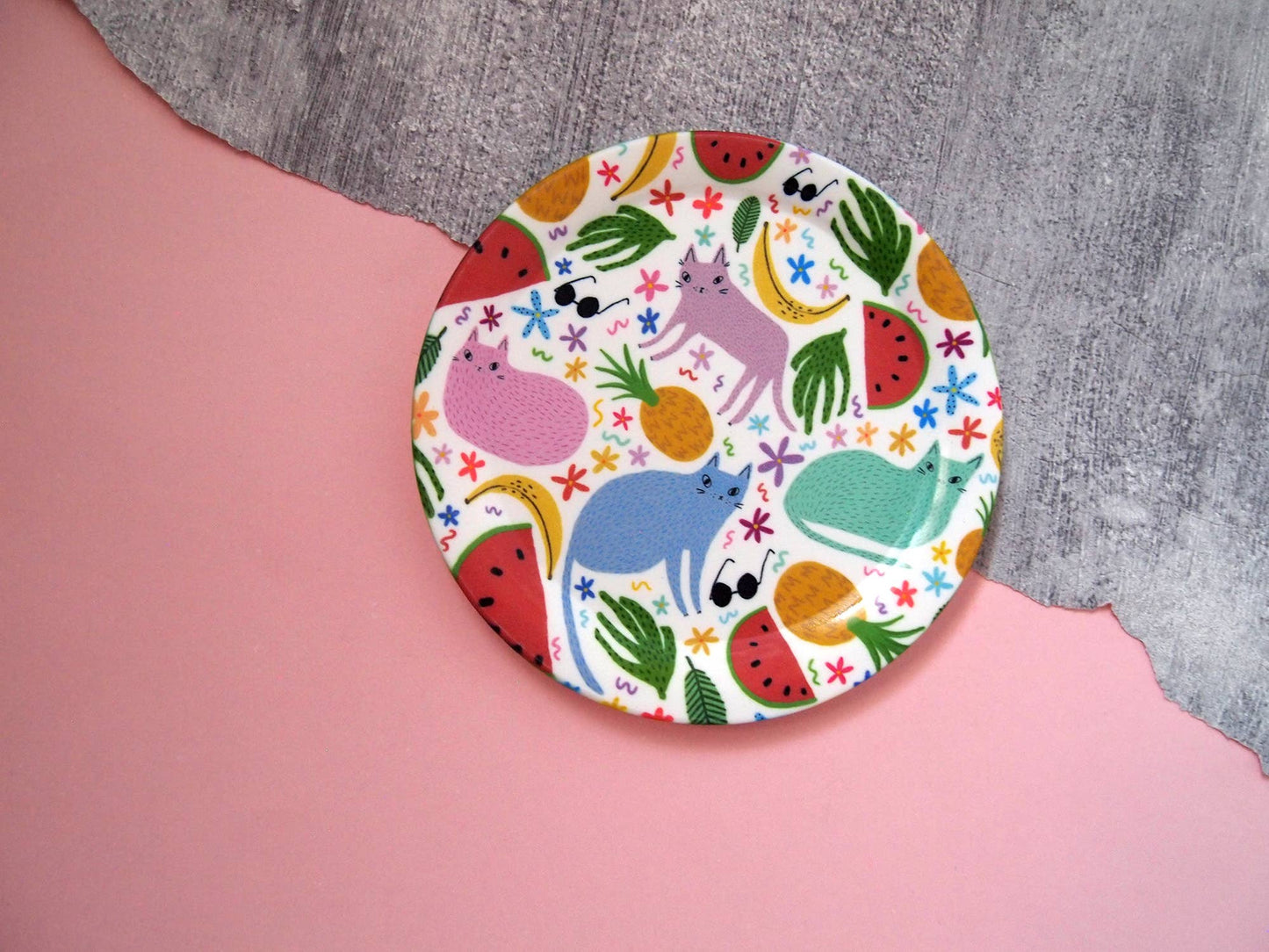 Cats and Fruits - Trinket Tray
