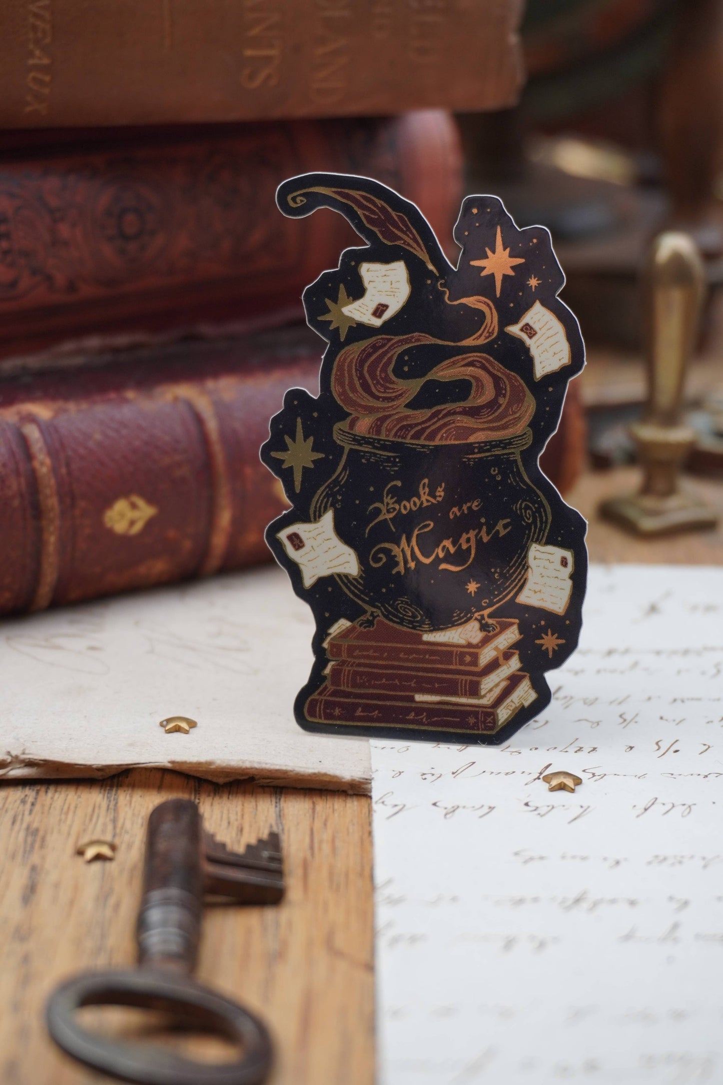 Books are Magic Cauldron - Sticker