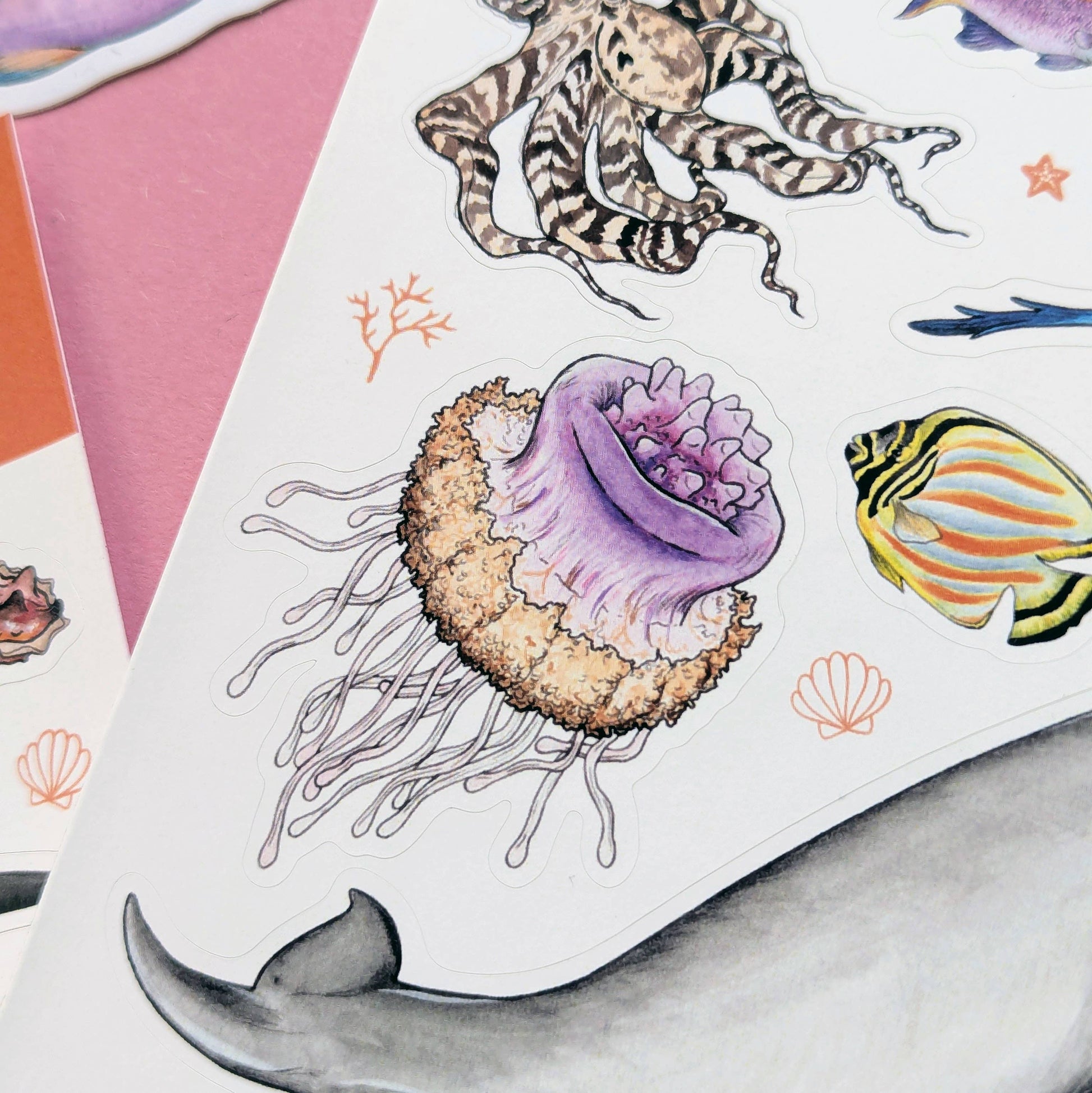 Sea Creatures - Sticker Sheet