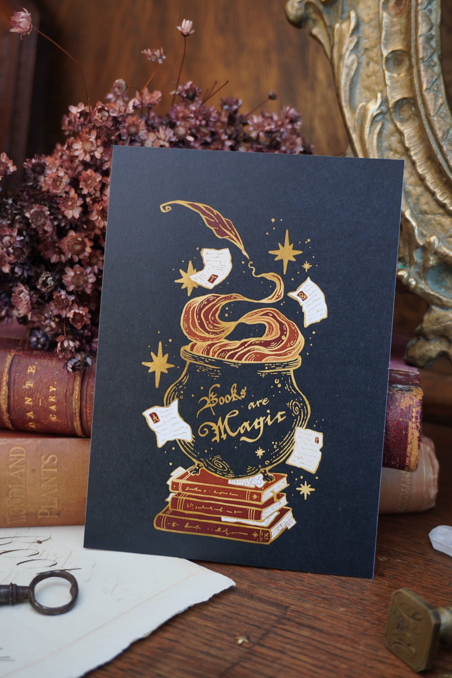Books are Magic - Postcard