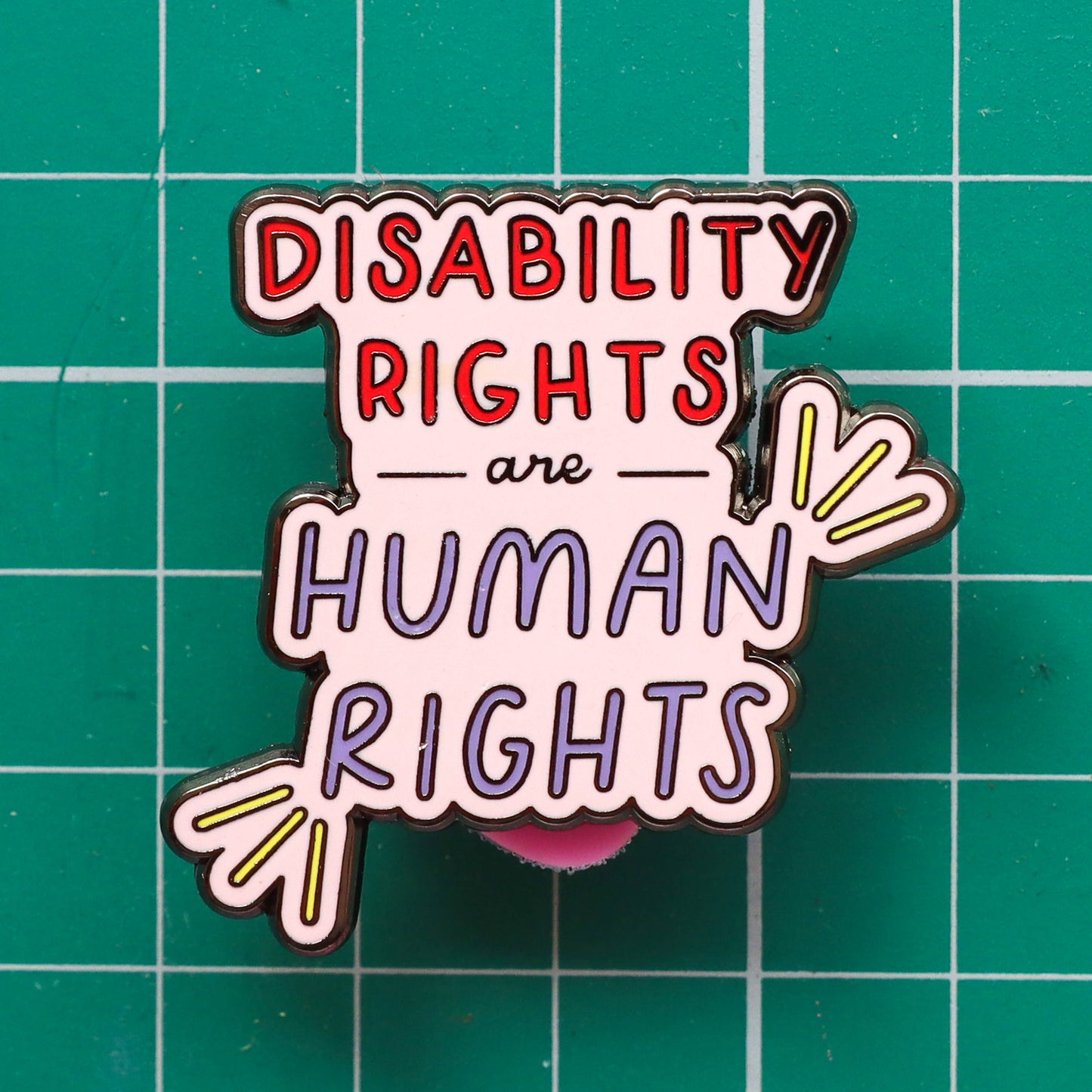 Disability Rights Are Human Rights - Enamel Pin