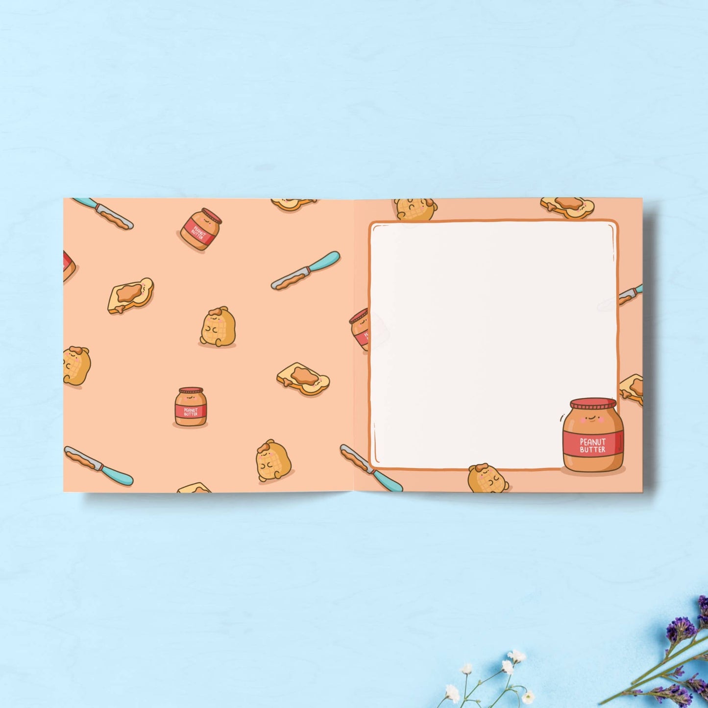 Peanut Butter - Square Card