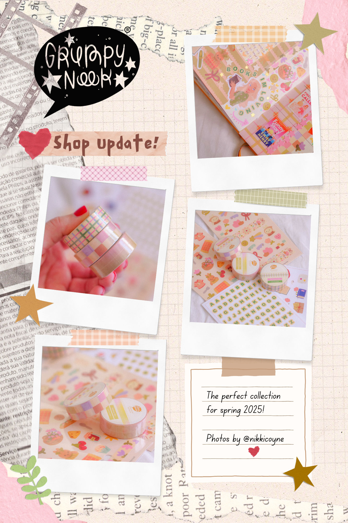 Bunny Picnic Deco Sticker Sheet