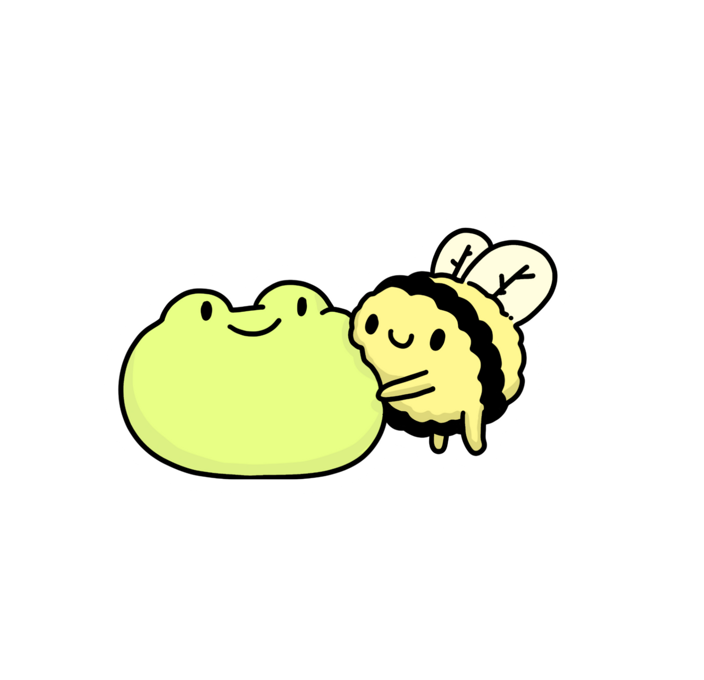 Frog and Bee - Sticker Pack