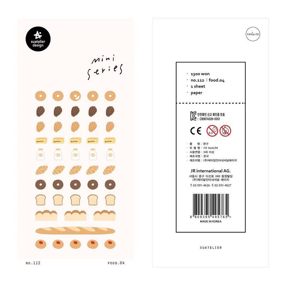 Suatelier - Food.04 - Sticker Sheet