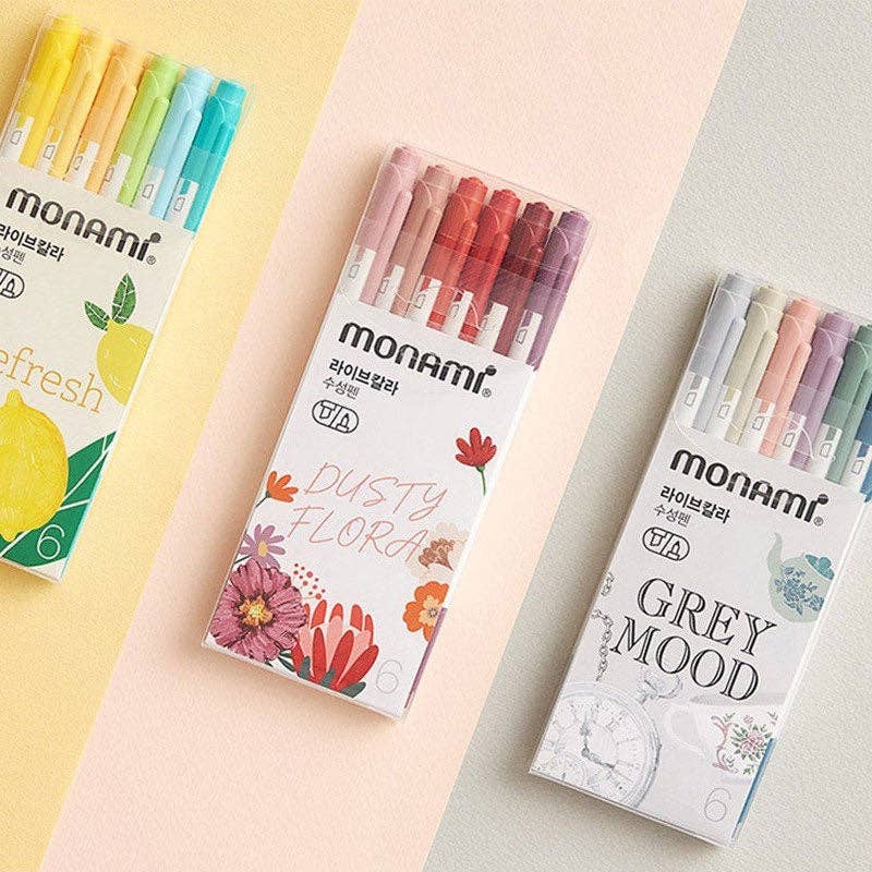Monami 6 pen set| Colourful pen set