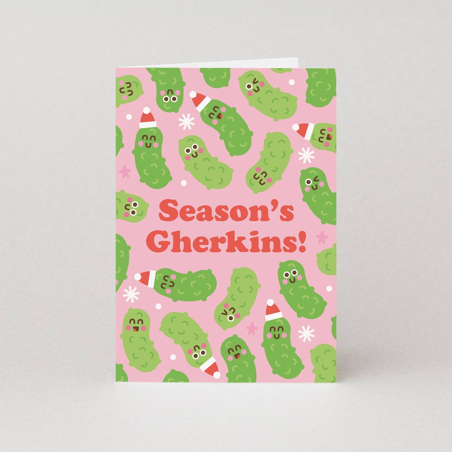 Season's Gherkins - Christmas Card