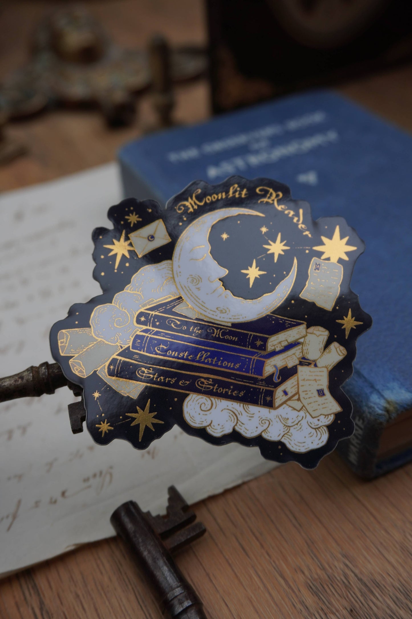 Moonlit Reader - Sticker