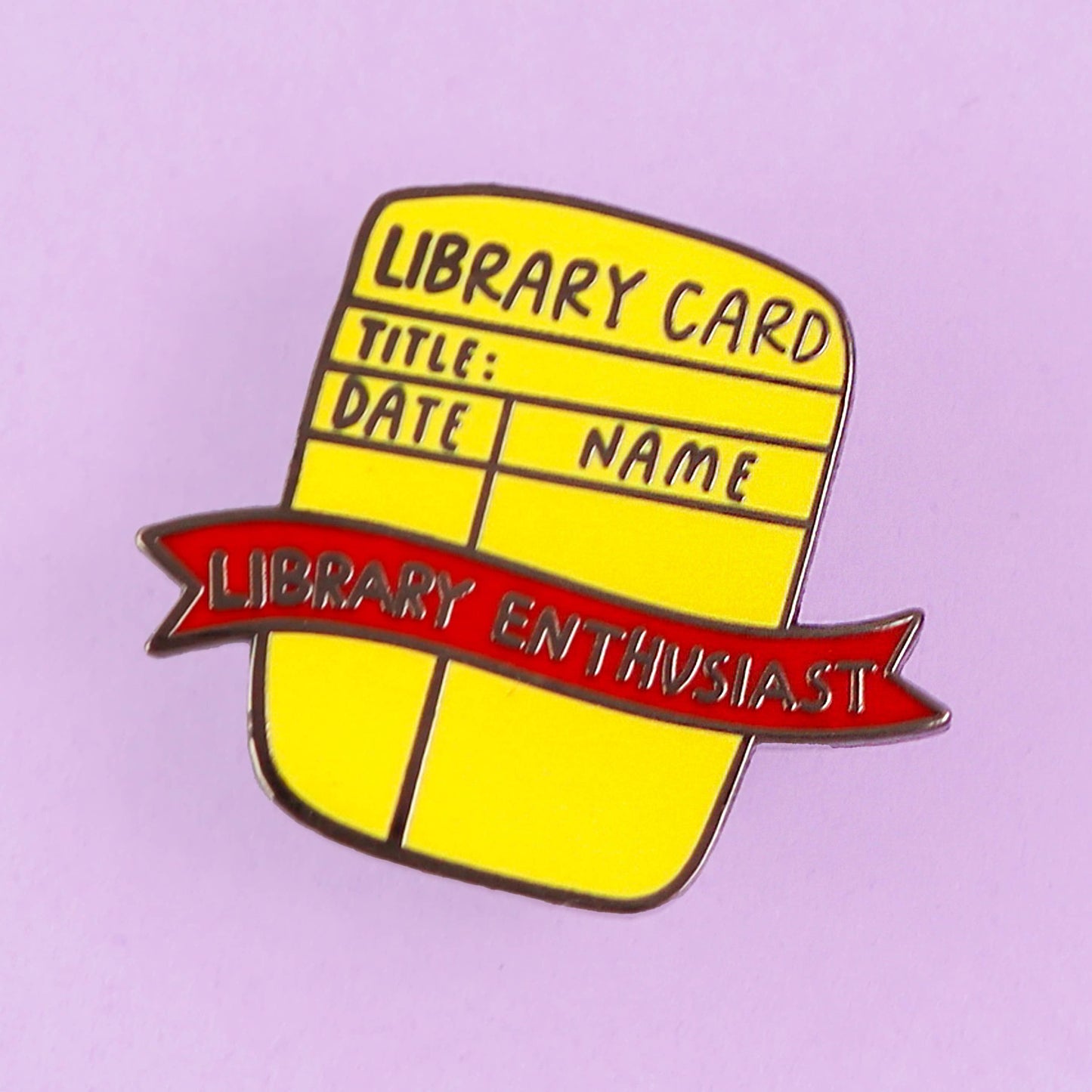 Library Enthusiast - Enamel Pin
