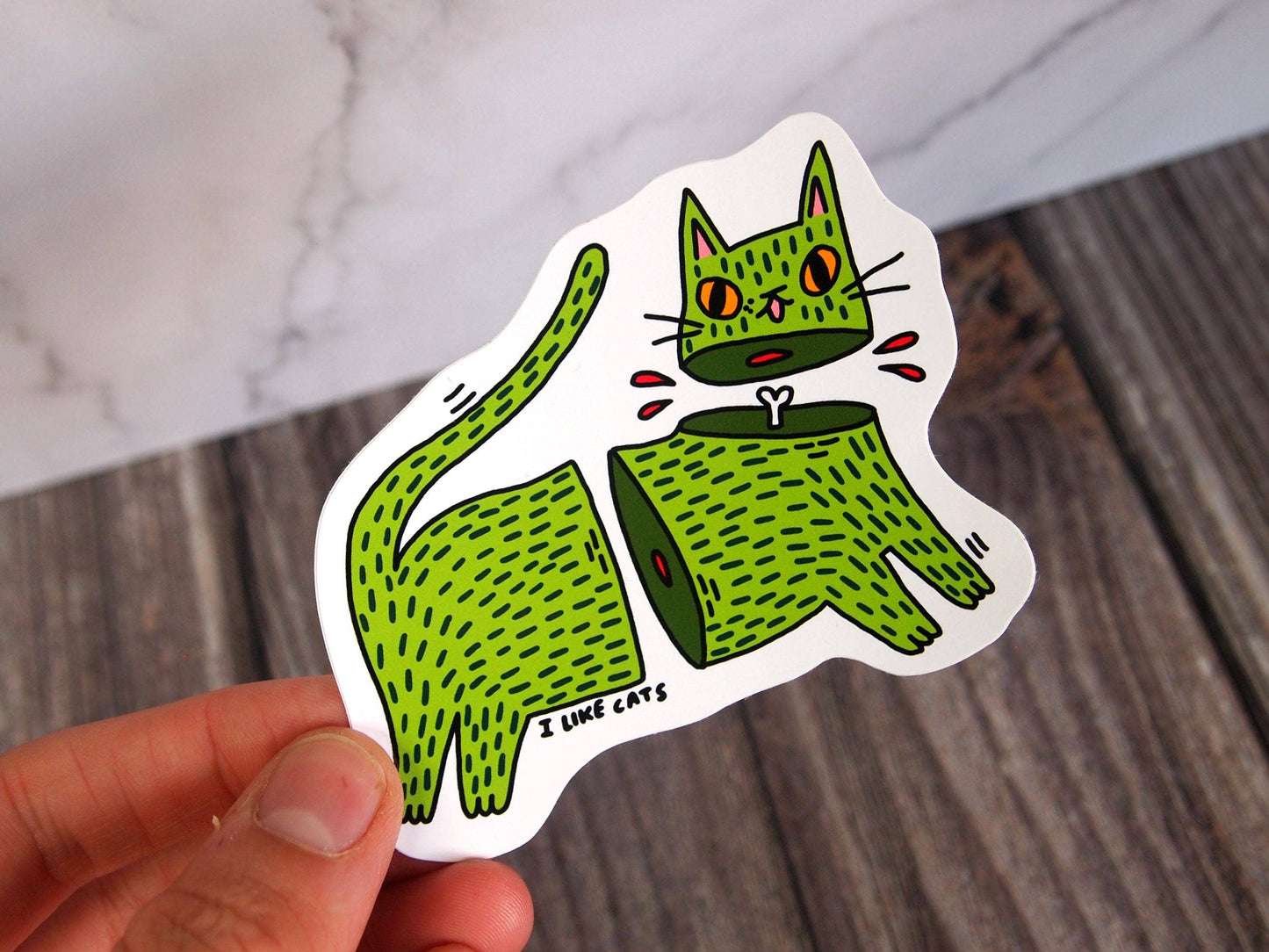 Zombie Cat - Sticker
