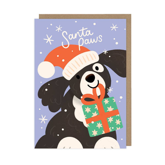 Santa Paws - A6 Christmas Card