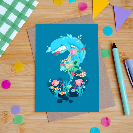 Age 3 Card
