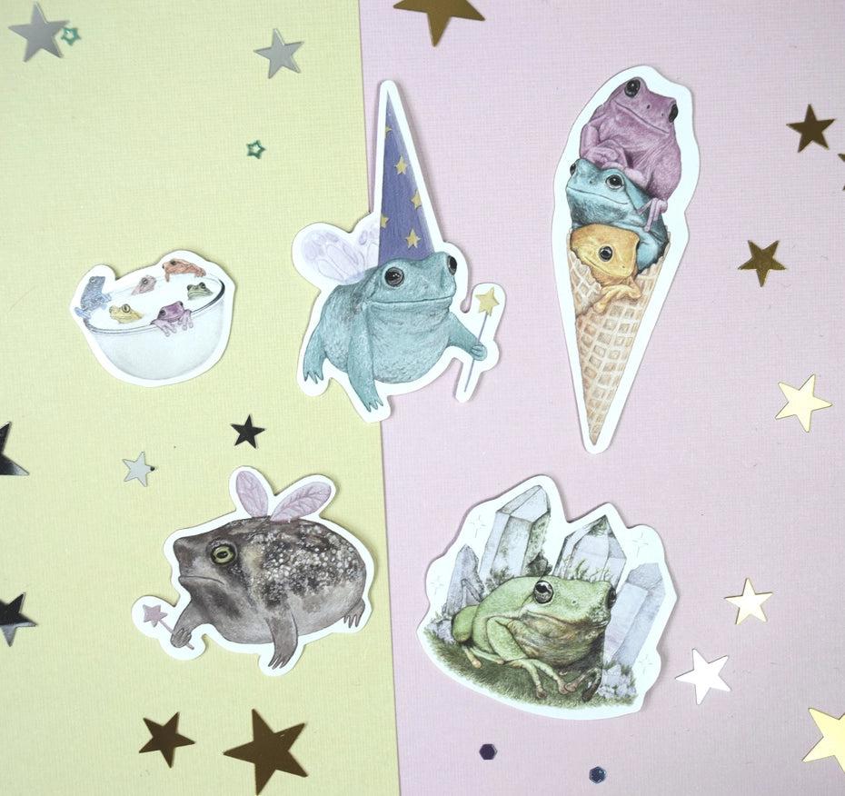 Magic Frogs - Sticker Pack