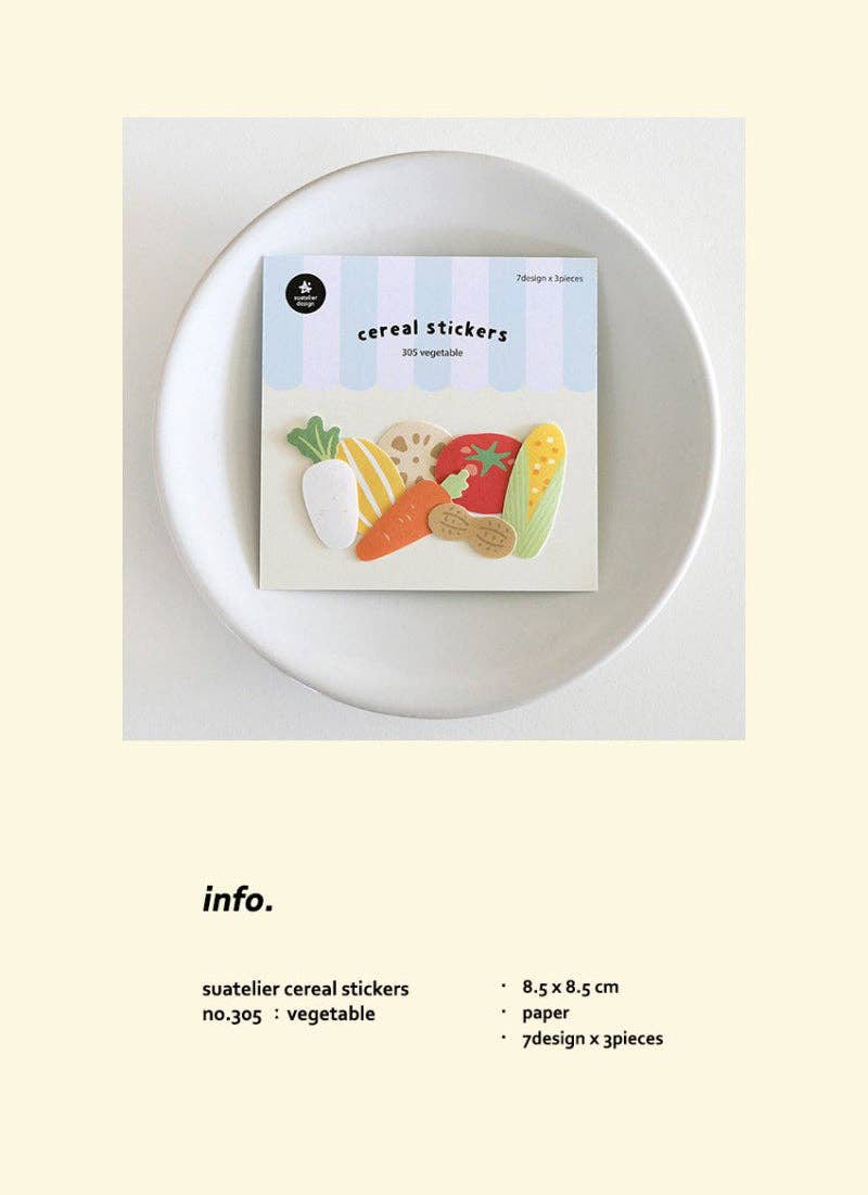 Suatelier - Vegetables - Sticker Pack