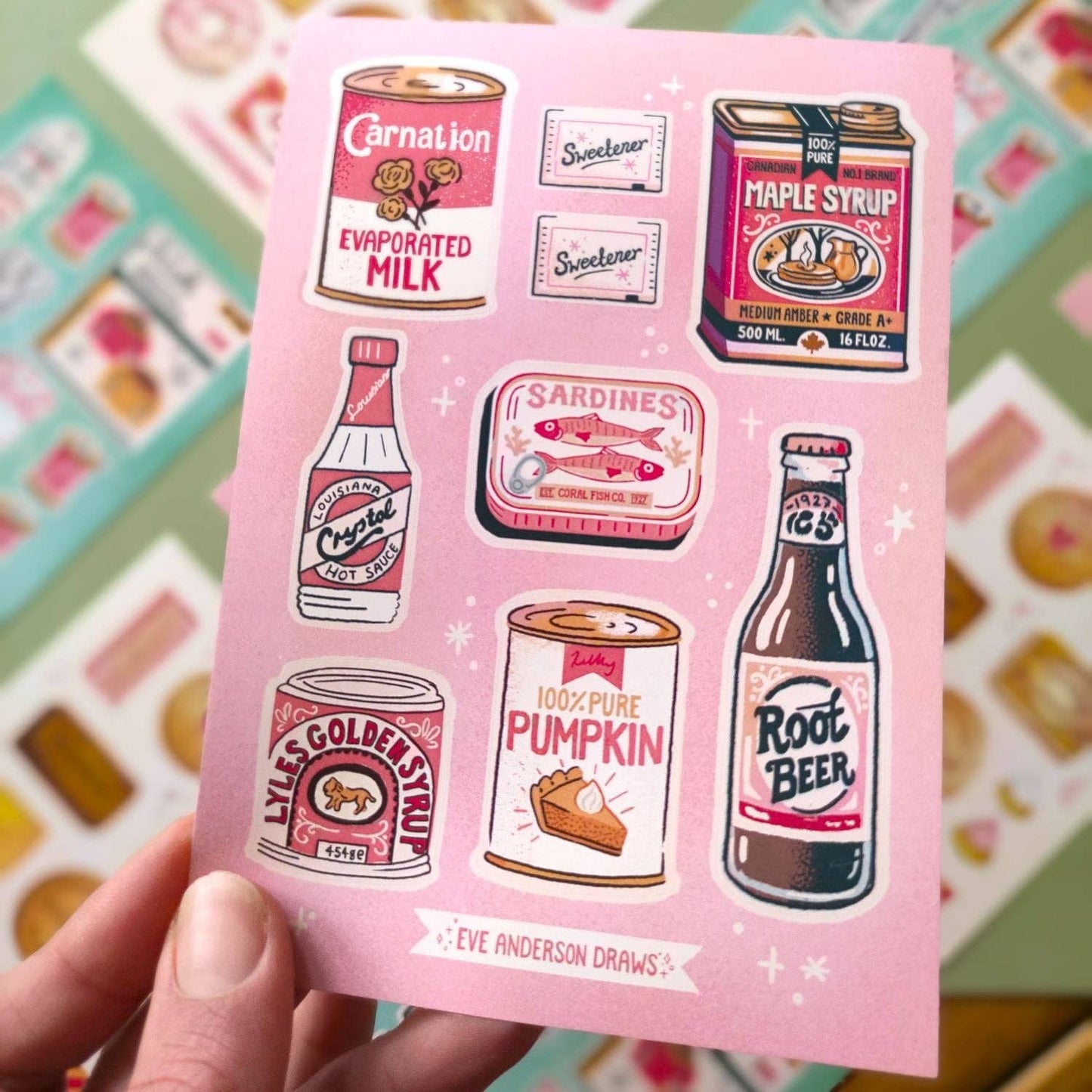 Cans & Packaging - A6 Sticker Sheet