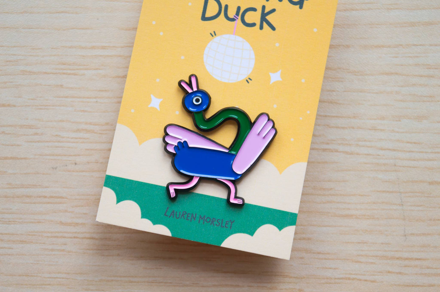 Dancing Duck - Enamel Pin
