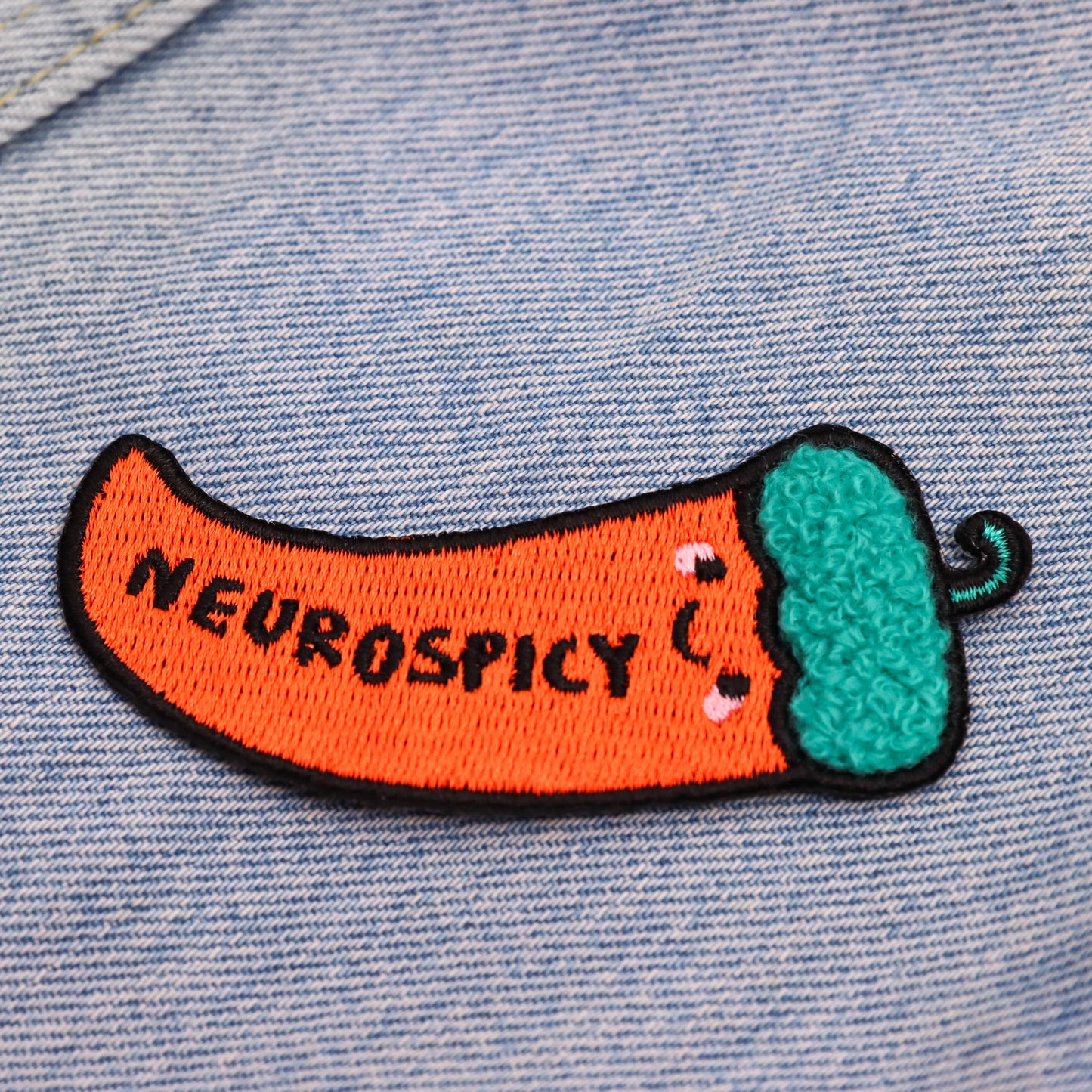 Neurospicy - Embroirdered Iron-On Patch