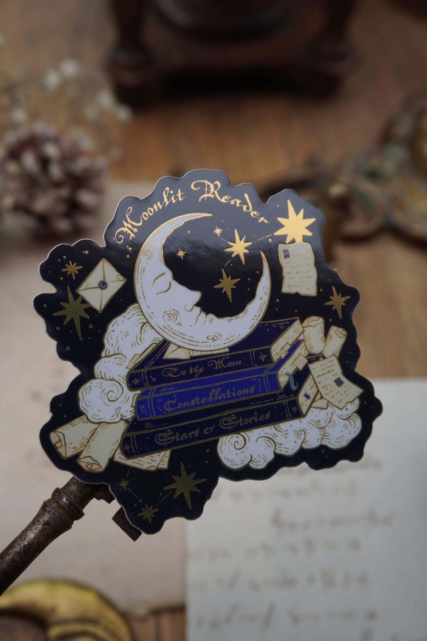 Moonlit Reader - Sticker
