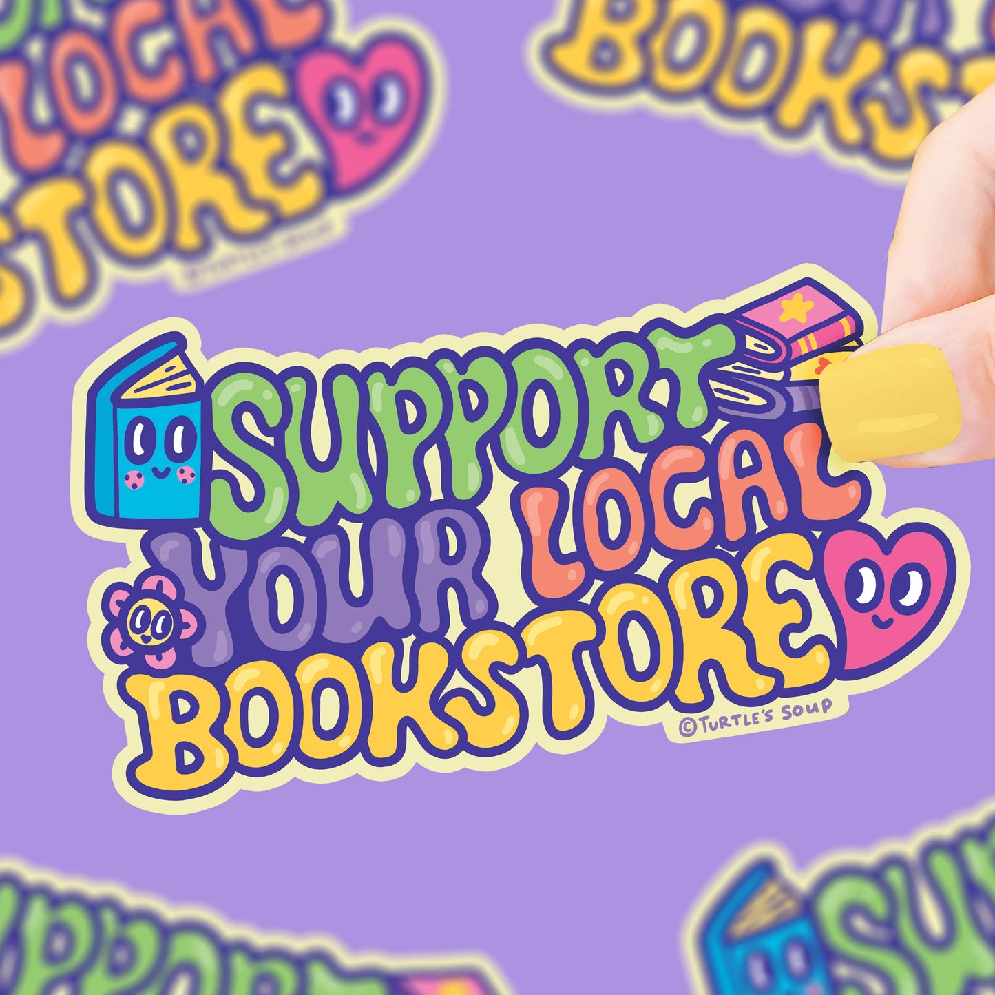 Support Your Local Bookstore - Sticker
