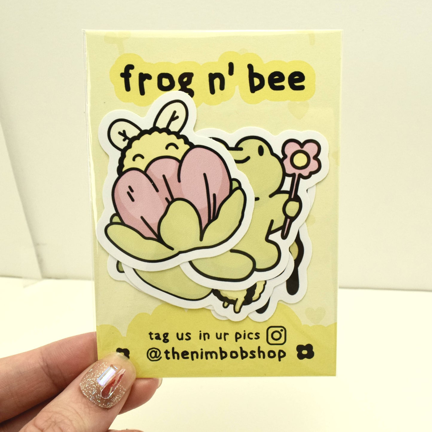Frog and Bee - Sticker Pack