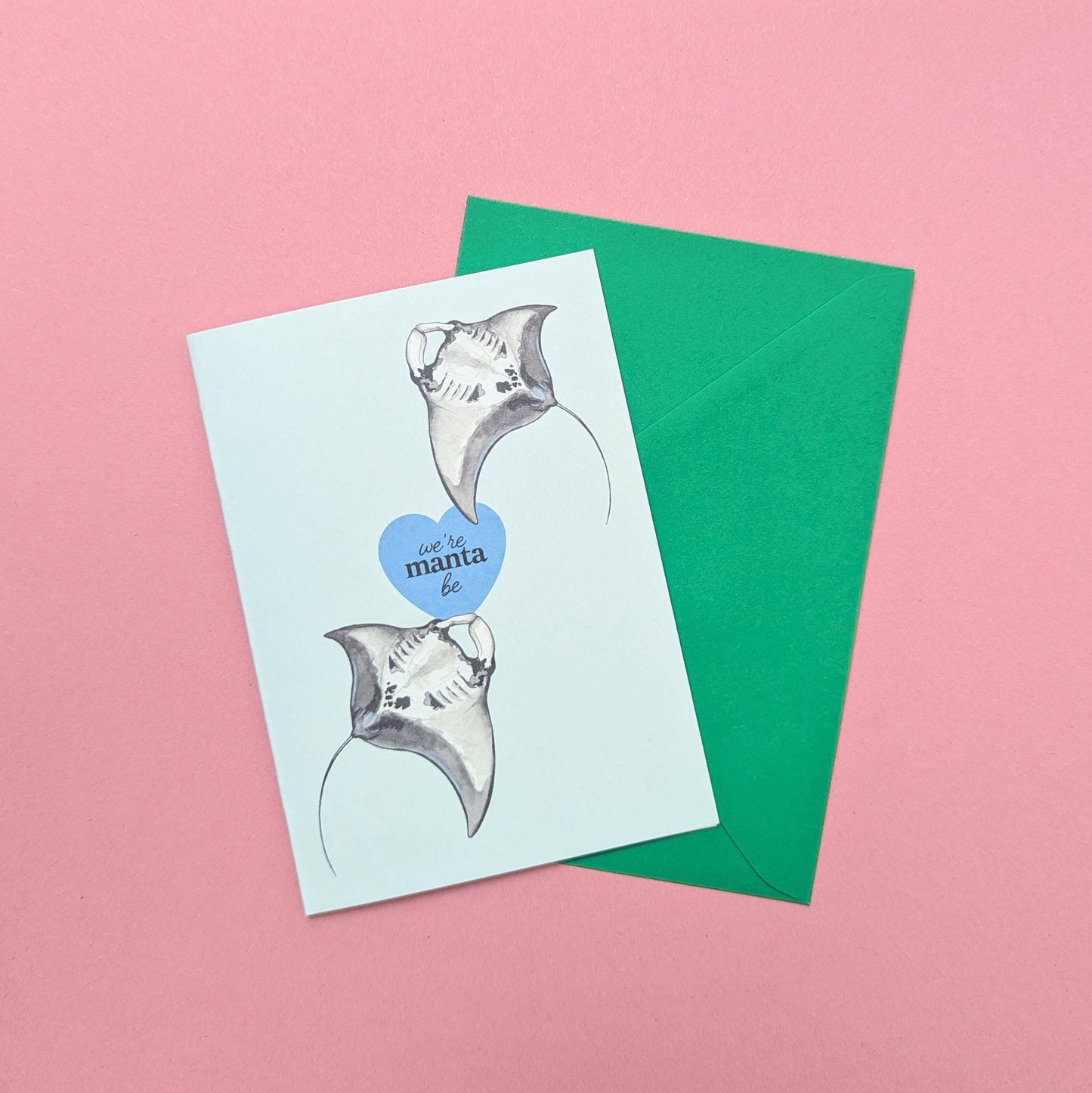 Manta Ray Card - Love Card