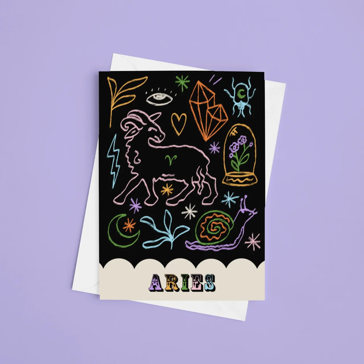 Aries Zodiac - A6 Card