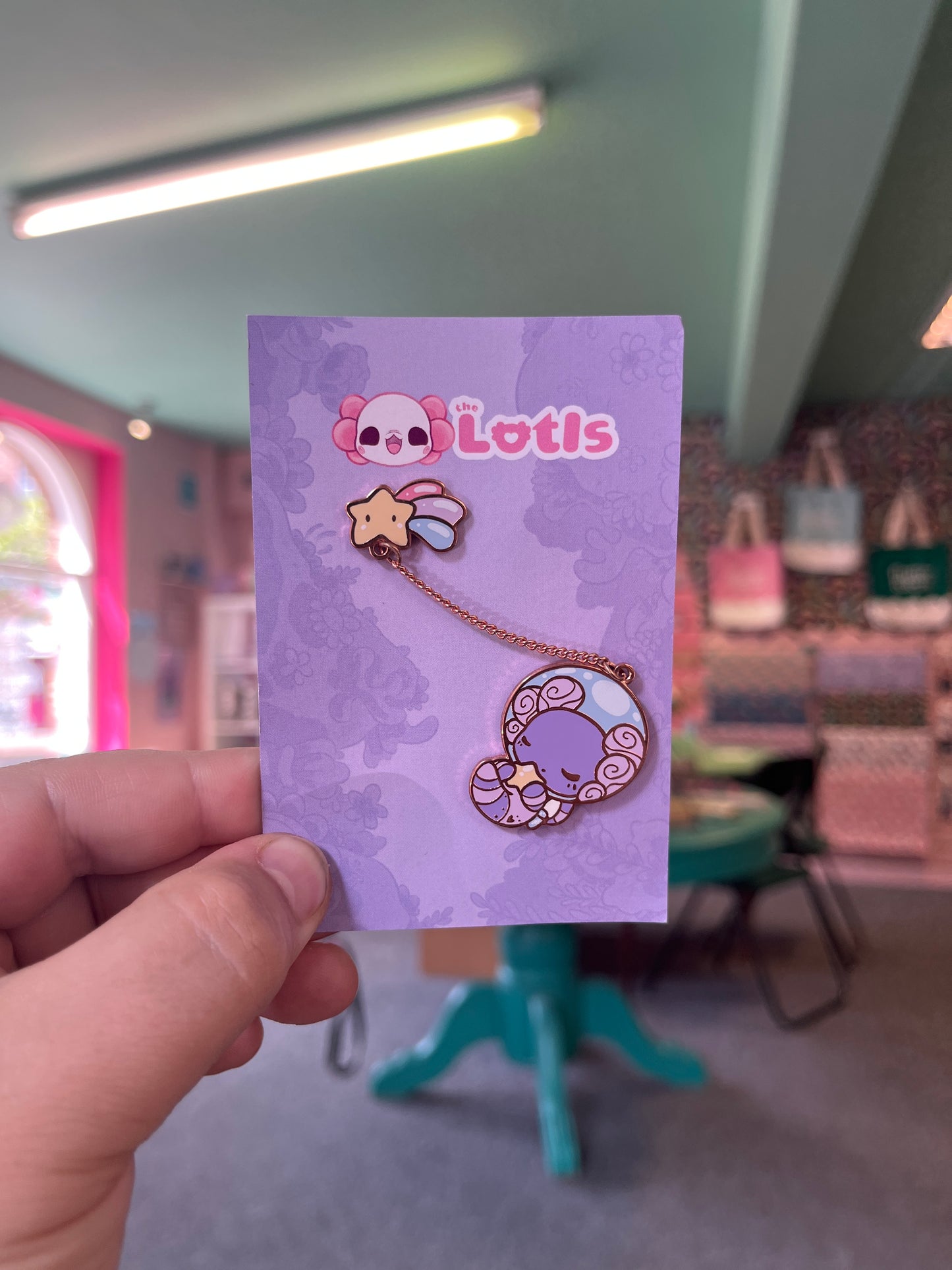 Luna Lotlnaut - Chained Enamel Pin Set