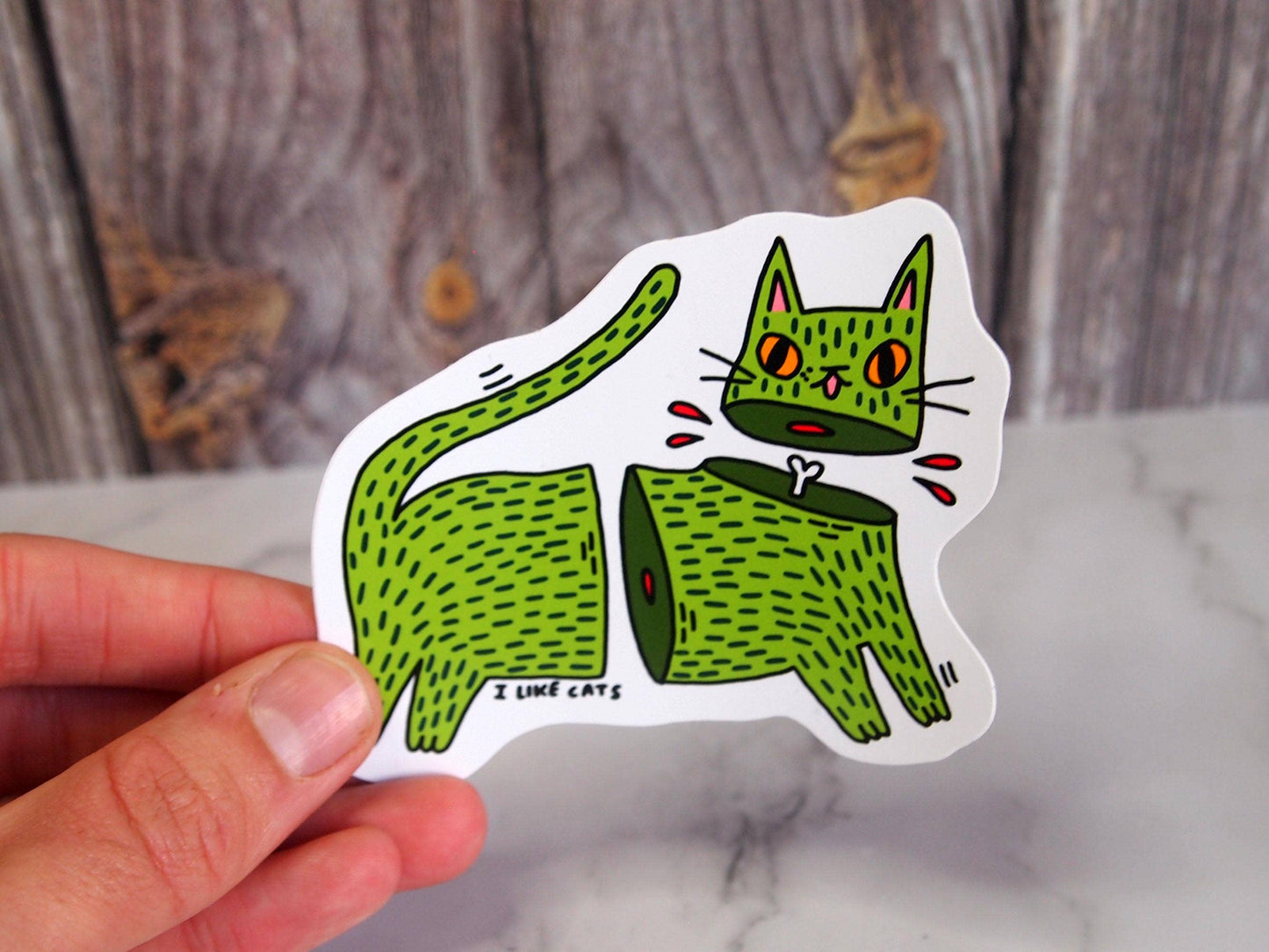 Zombie Cat - Sticker