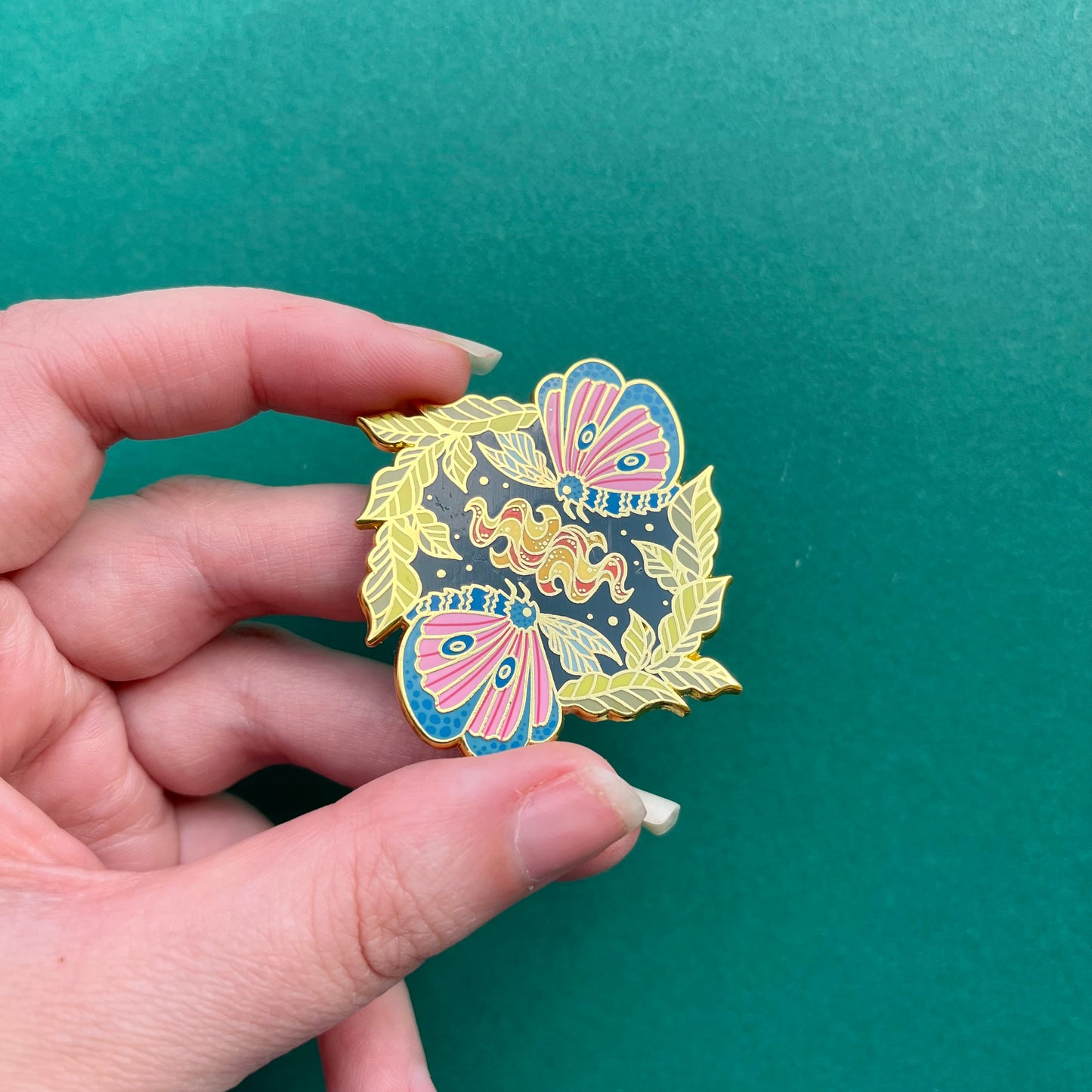 Moth to a Flame - Enamel Pin