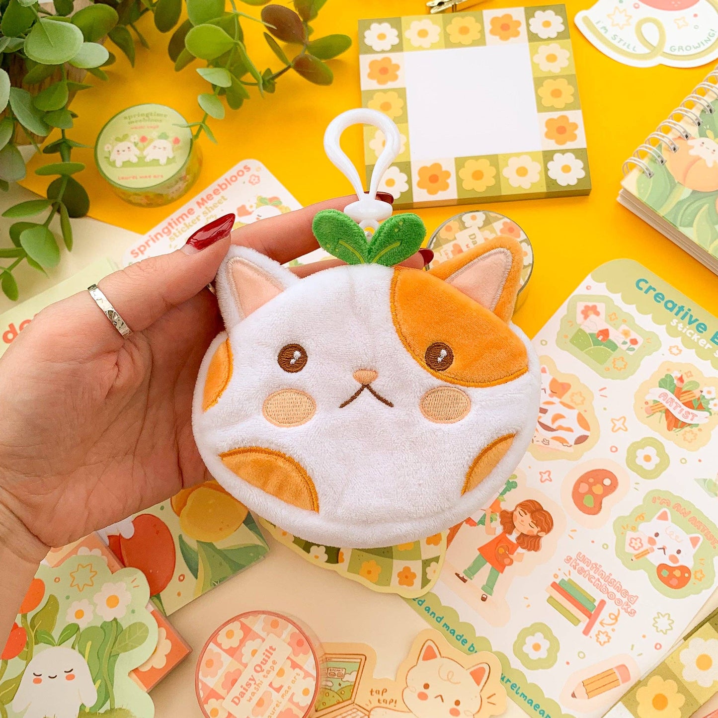 Brûlée the Cat - Plush Coin Purse