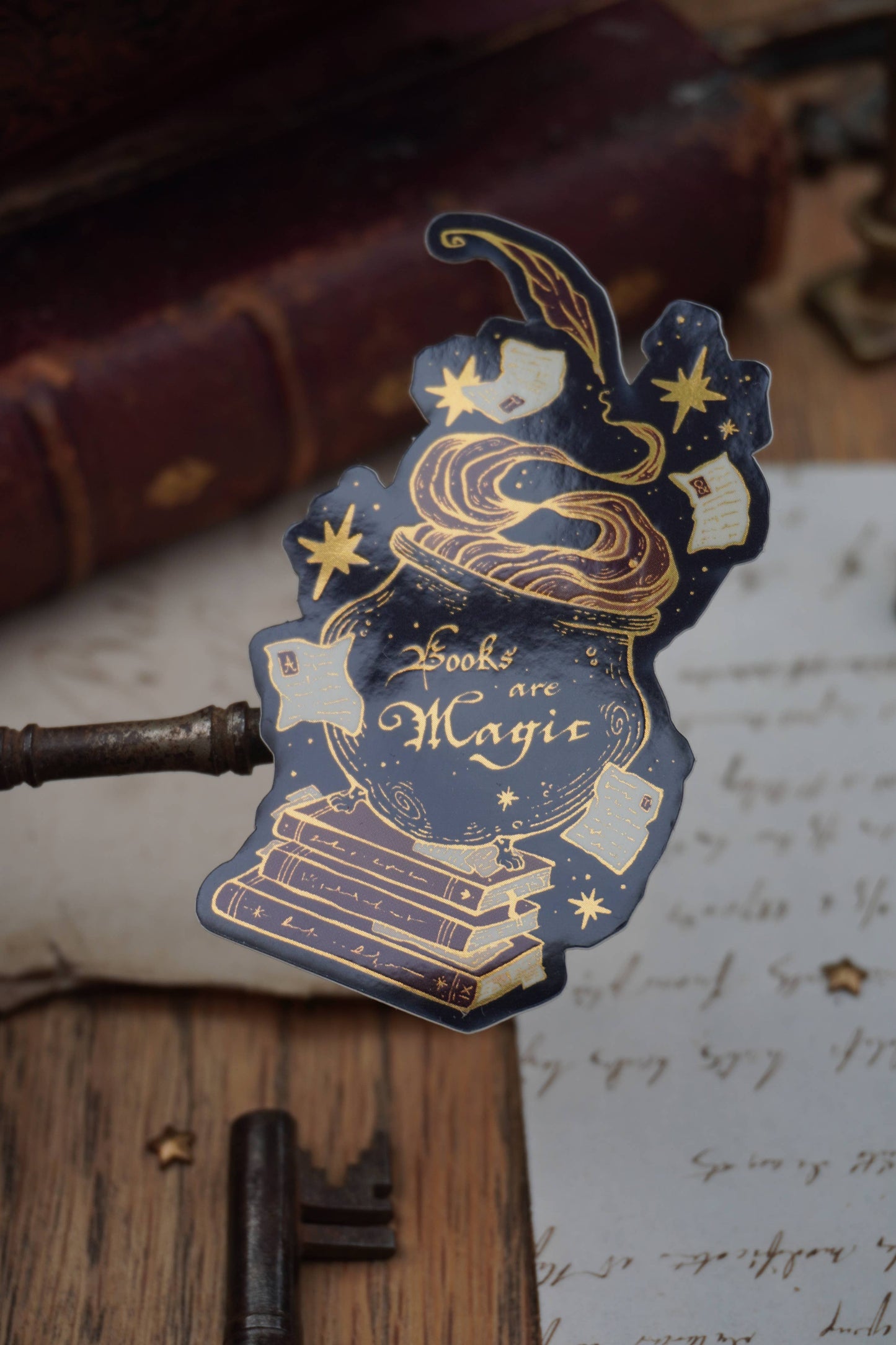 Books are Magic Cauldron - Sticker