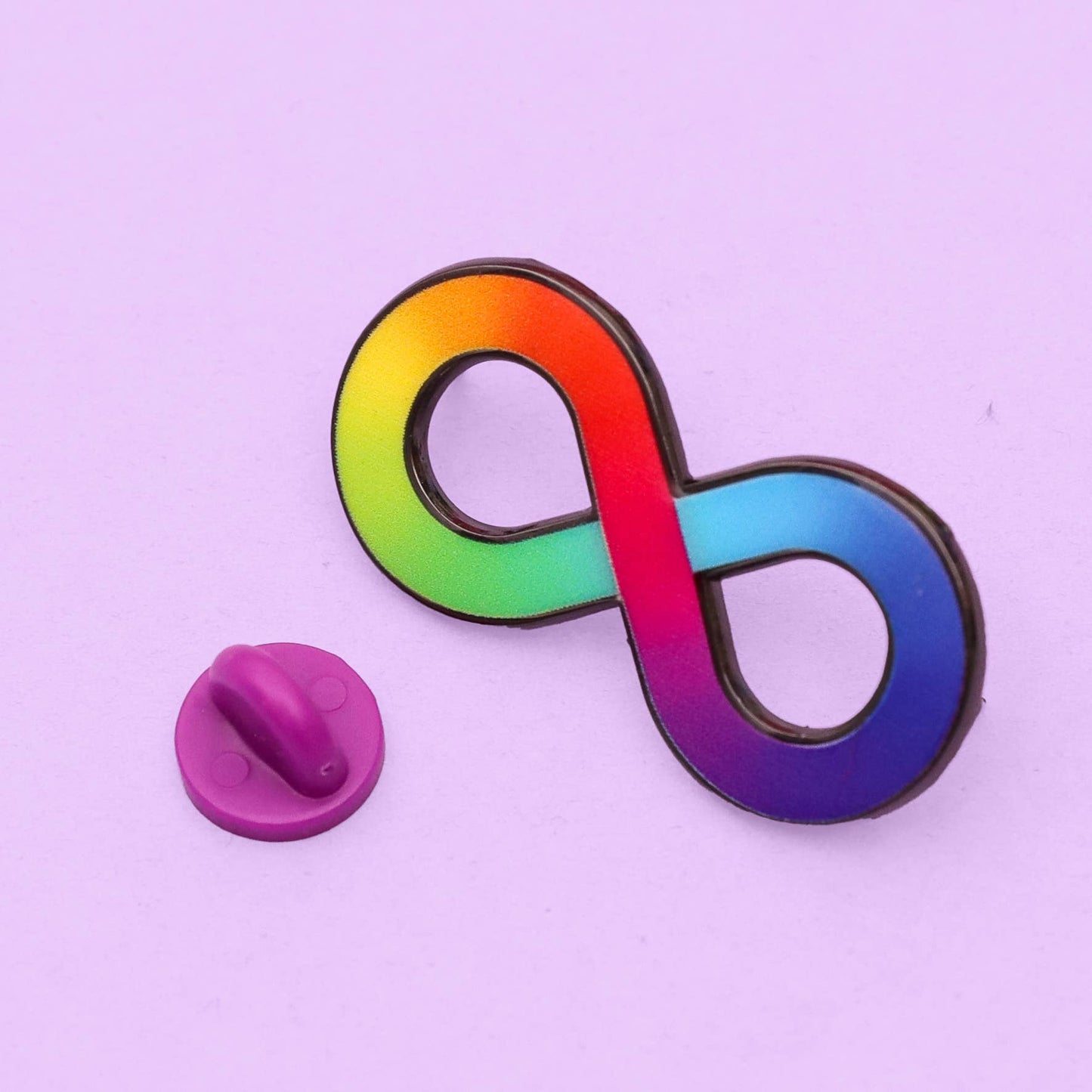 Rainbow Infinity Neurodivergent - Enamel Pin