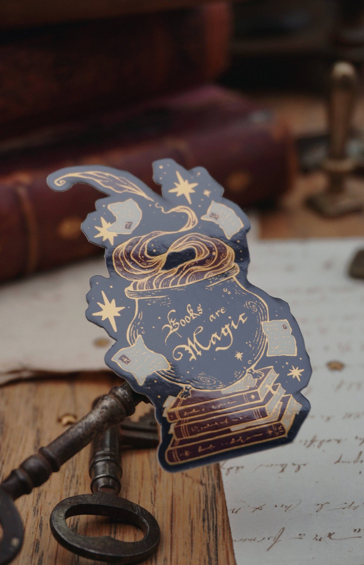 Books are Magic Cauldron - Sticker