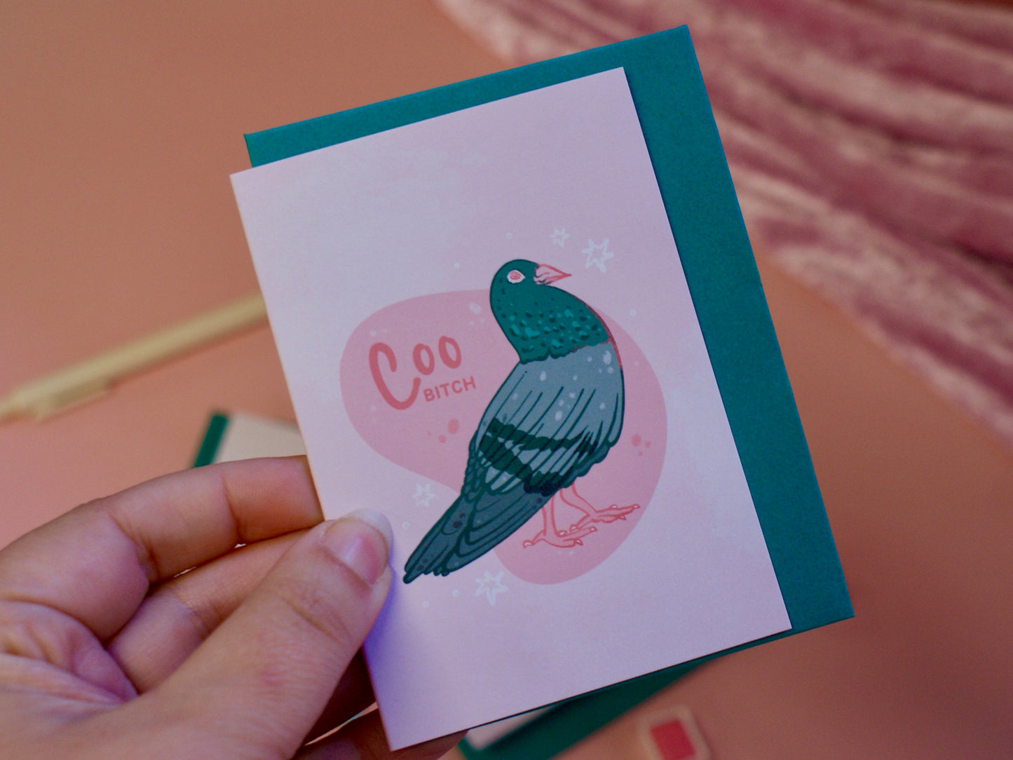 Coo Pigeon - A7 Card