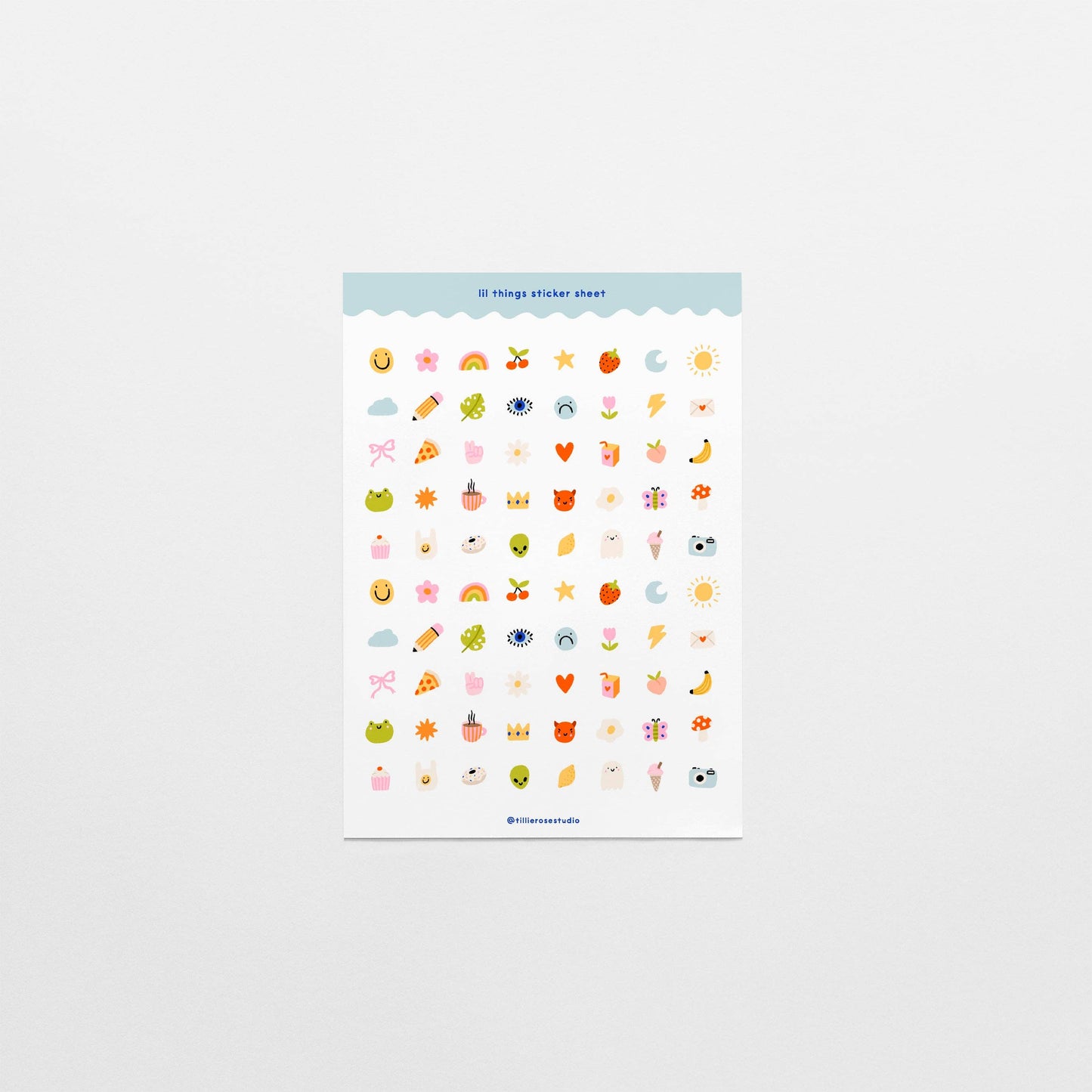 Lil Things Clear Vinyl - Sticker Sheet
