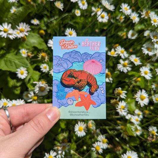 Glitter Lobster - Enamel Pin