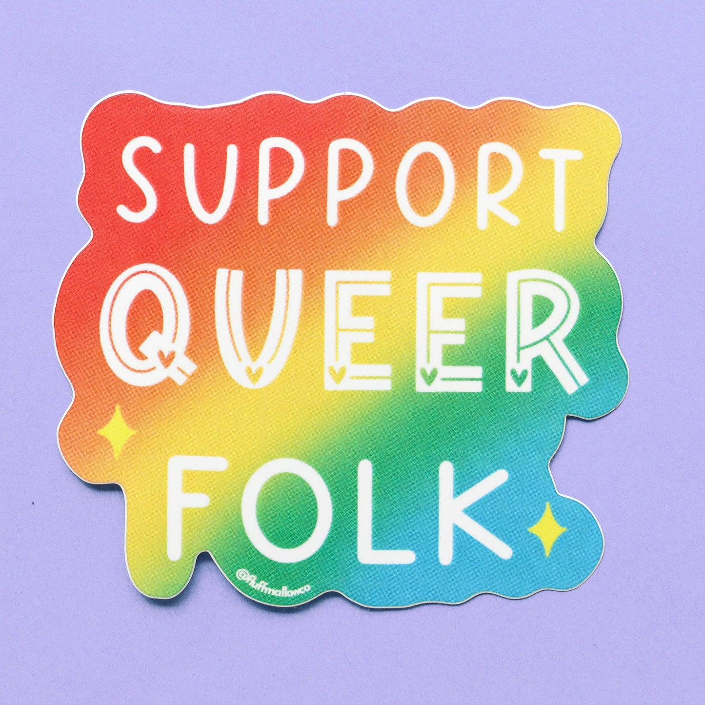 Support Queer Folk - Vinyl Sticker
