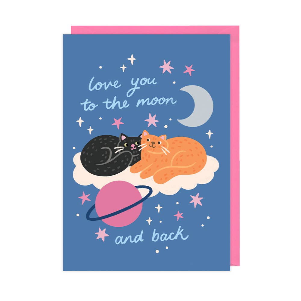 Love You to the Moon & Back - A6 Card