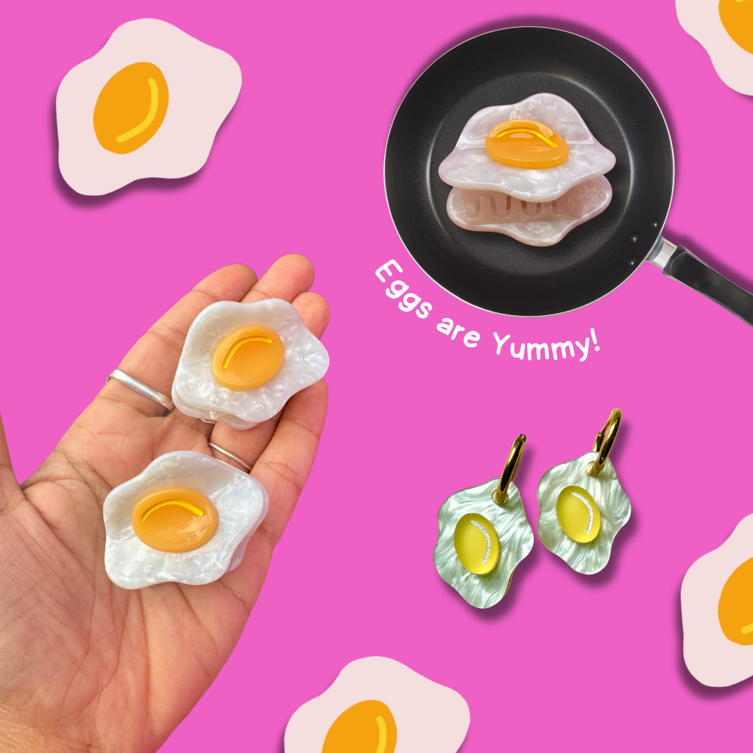 Sunny Side Up - Mini Hair Claw