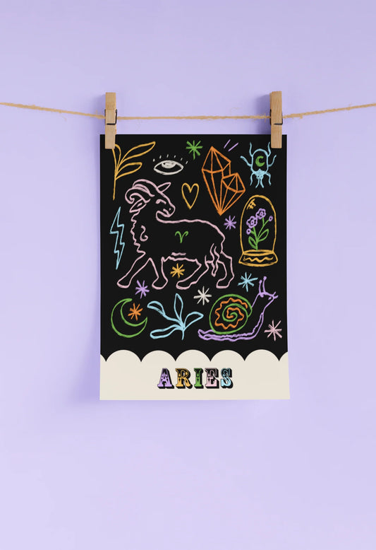 Aries - A4 Art Print