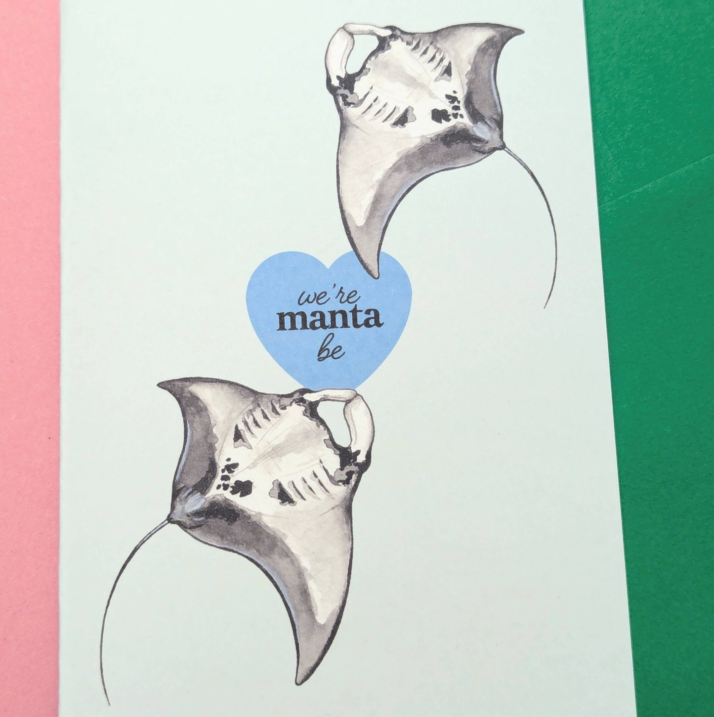 Manta Ray Card - Love Card