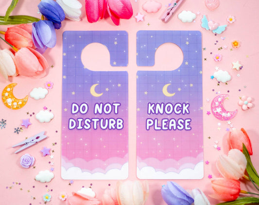 Starry Clouds - Door Hanger