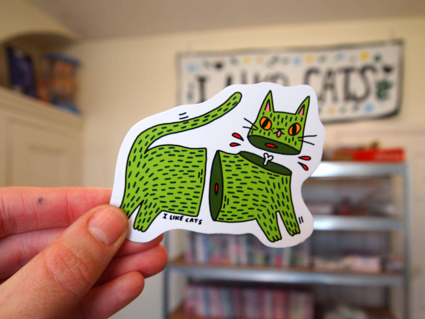 Zombie Cat - Sticker